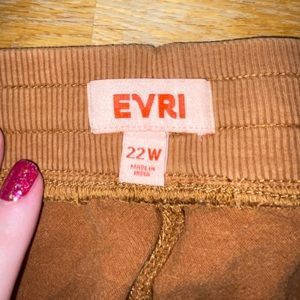 Brown linen shorts